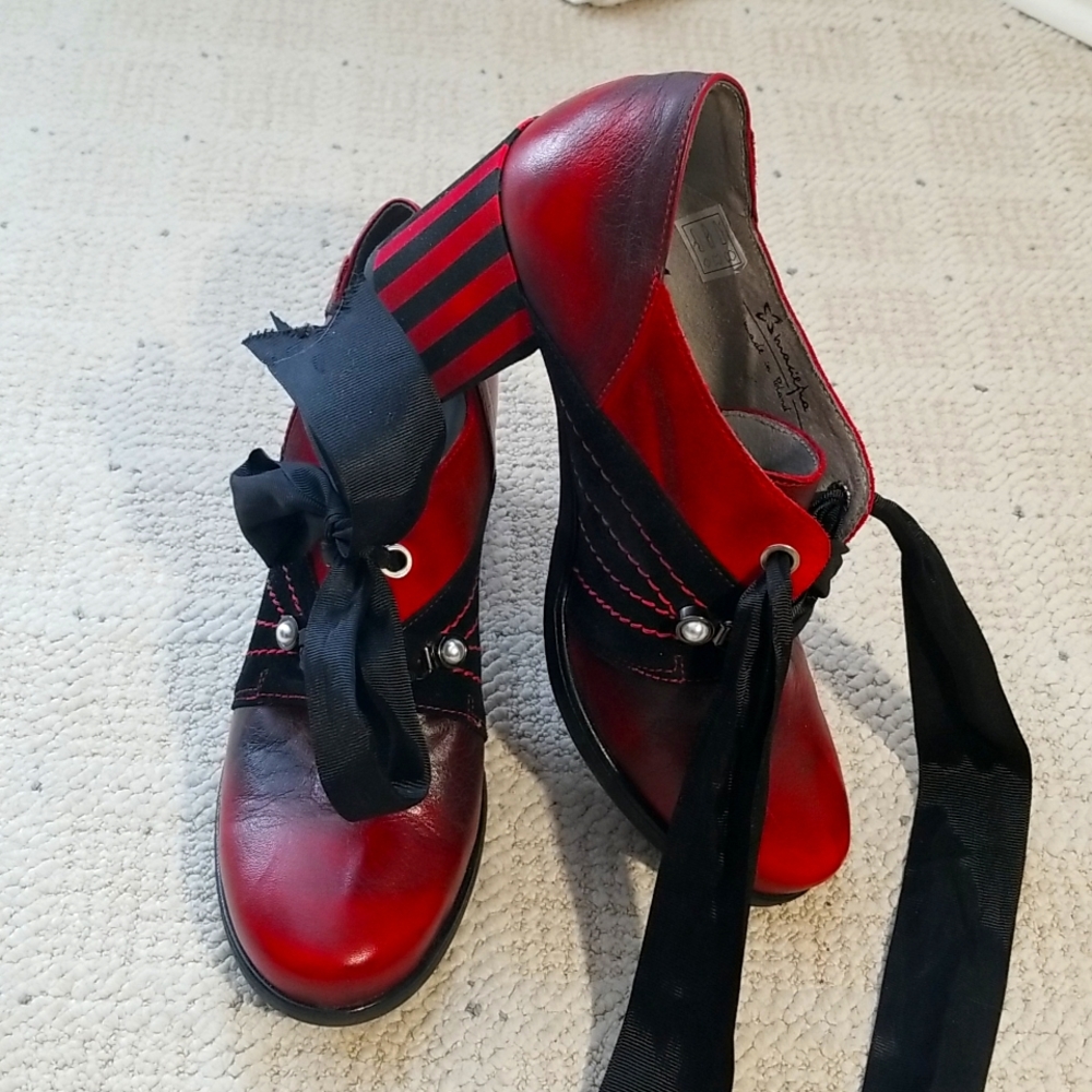 Maciejka Red Ankle Boot Shoes